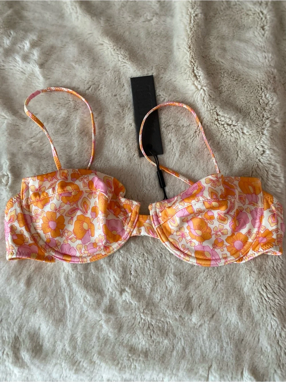 Triangle Swimwear floral print underwire bikini set